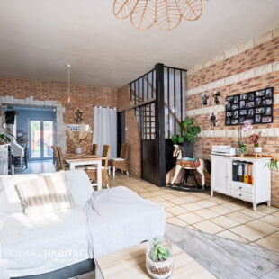 Maison 4 chambres + mezzanine – Jardin – Loos