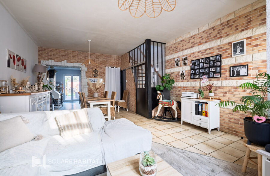 Maison 4 chambres + mezzanine – Jardin – Loos