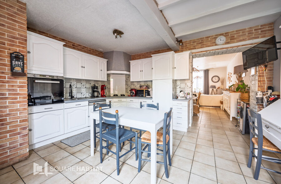 Maison 4 chambres + mezzanine – Jardin – Loos
