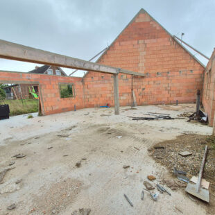 Maison en cours de construction