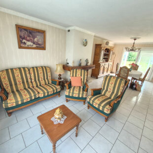 Maison semi individuelle 3 chambres, jardin, garage