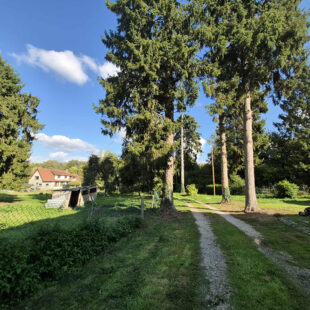 Charmante maison de campagne individuelle avec grand terrain et dépendances