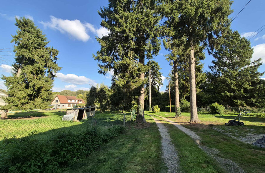 Charmante maison de campagne individuelle avec grand terrain et dépendances