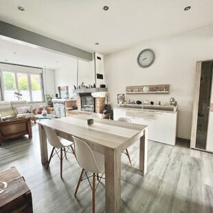 Maison individuelle semi plain pied avec jardin et garage