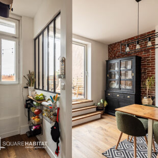 Maison Saint Andre Lez Lille, 4 chambres, 2 salles de bains, 2 toilettes, grande terrasse, buanderie, grand garage , 1 parking et dépendances.