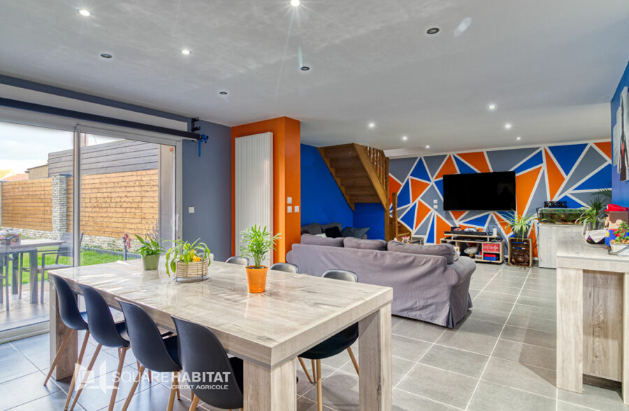 Maison 125m², 3 chambres, jardin Bourbourg