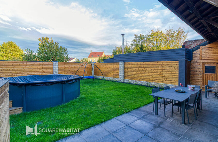 Maison 125m², 3 chambres, jardin Bourbourg