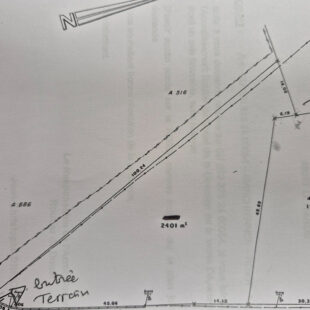Terrain à bâtir hameau de sec Marais à Marchiennes 2401 m2
