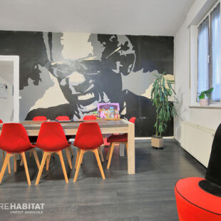 Maison semi  individuelle avec jardin et garage