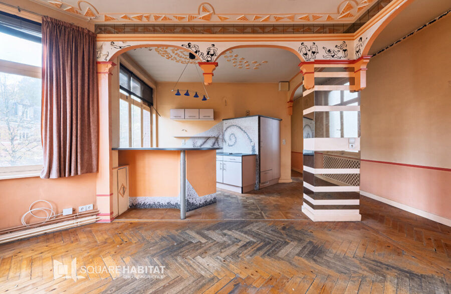 Lambersart – Champ de course Delecaux – T3 plein de cachet avec une superbe situation à rénover !