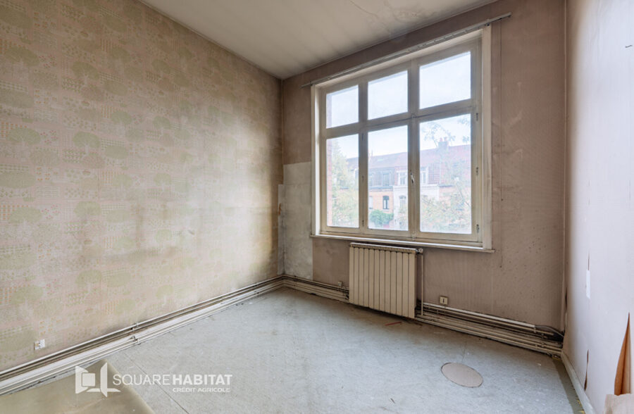 Lambersart – Champ de course Delecaux – T3 plein de cachet avec une superbe situation à rénover !