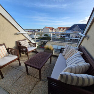 Berck Plage , T3 en duplex avec terrasse ,local vélo et place de parking !!