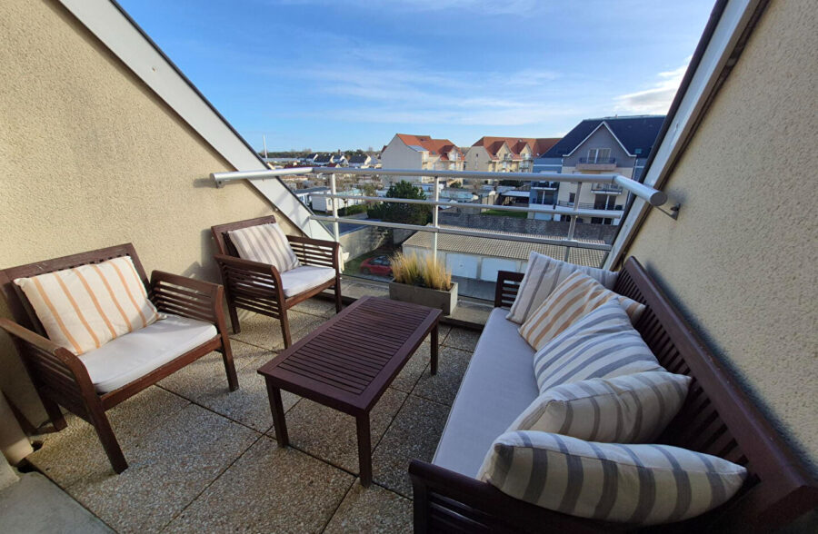 Berck Plage , T3 en duplex avec terrasse ,local vélo et place de parking !!