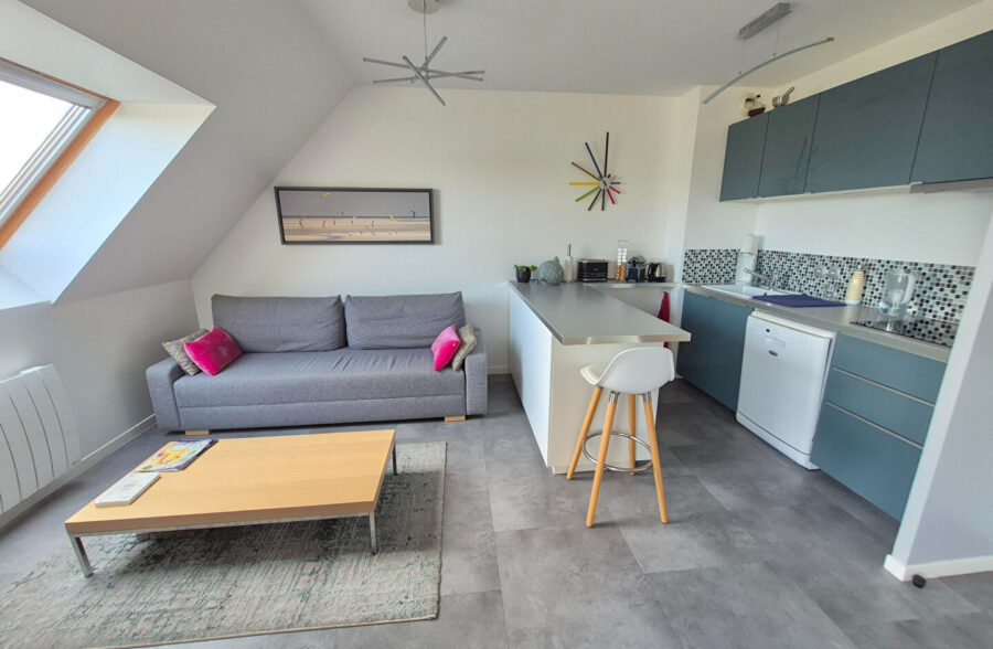 Berck Plage , T3 en duplex avec terrasse ,local vélo et place de parking !!