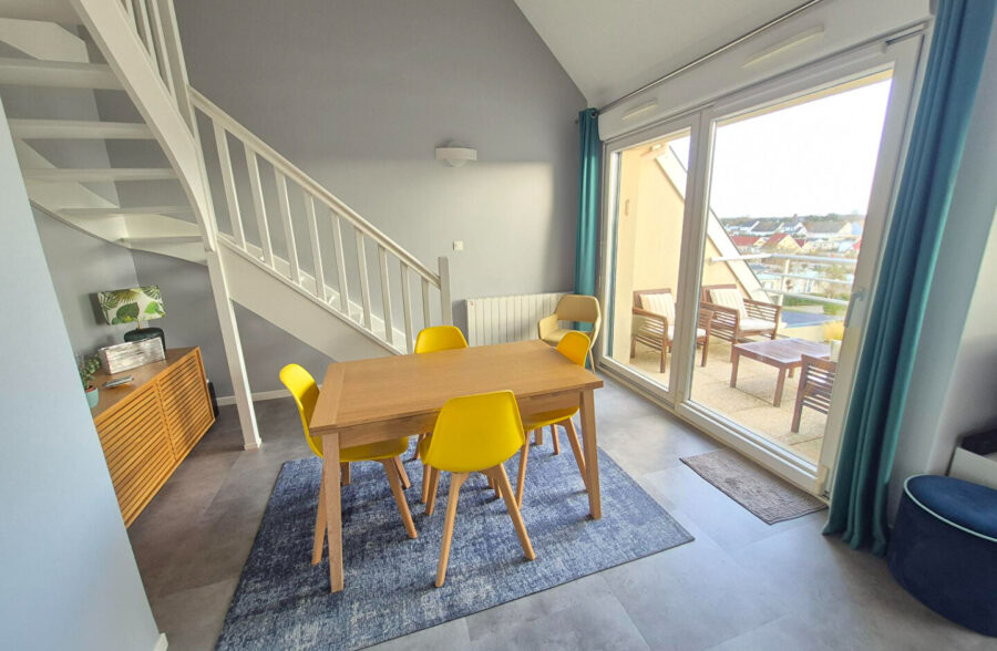 Berck Plage , T3 en duplex avec terrasse ,local vélo et place de parking !!