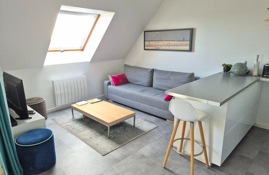 Berck Plage , T3 en duplex avec terrasse ,local vélo et place de parking !!