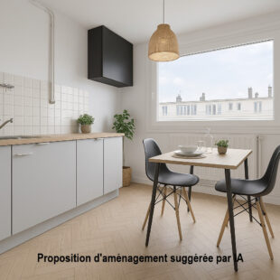 LILLE CENTRE & GARES – APPARTEMENT 3 PIECES à rafraîchir + CAVE , parking en option