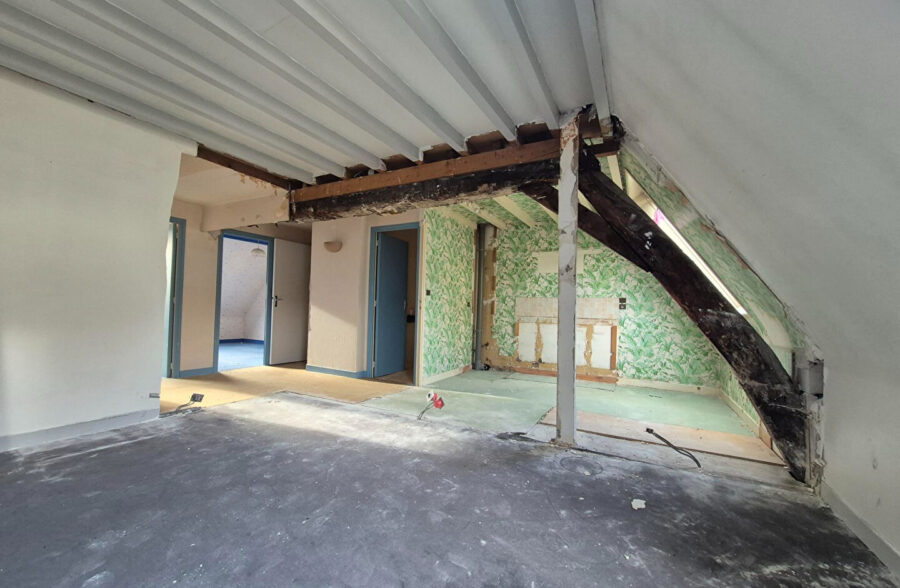 VIEUX LILLE – Plateau brut  en duplex d’environ 66 m² CARREZ (95 m² au sol)