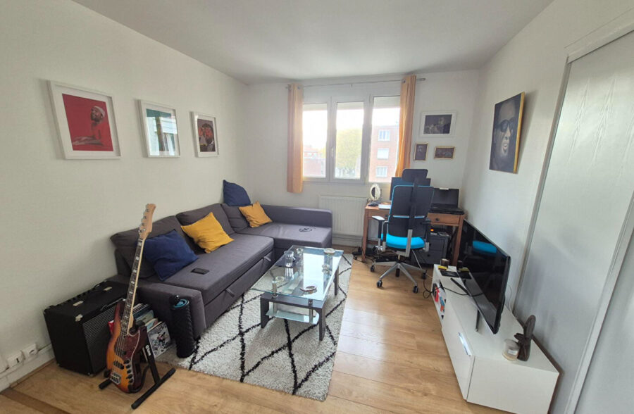 LILLE WAZEMMES/GAMBETTA : Type 2 /Type 3 de 53m² avec stationnement et cave – Vendu loué