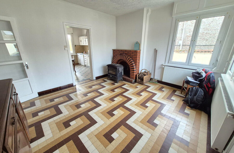 BRIMEUX , maison individuelle , 3 chbs , 2 garages , vue sur les champs !!