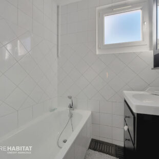 Maison 110 m² et garage.