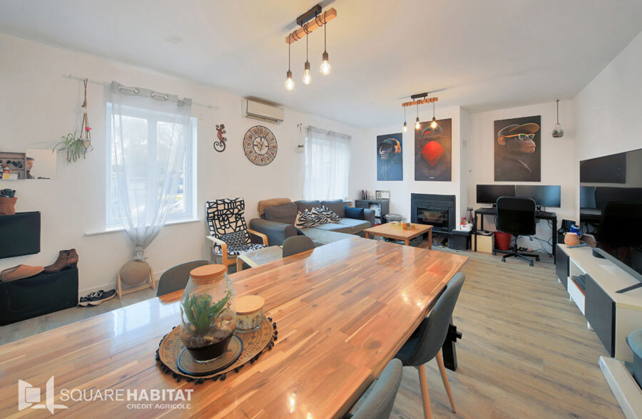 Maison semi individuelle 112m², 3 chambres, jardin