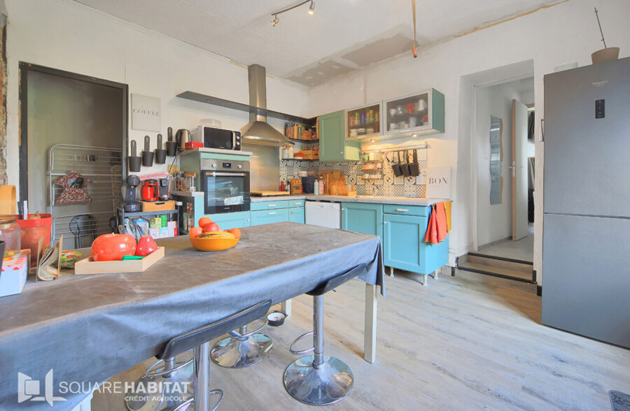 Maison semi individuelle 112m², 3 chambres, jardin