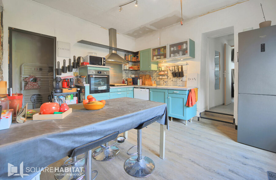 Maison semi individuelle 112m², 3 chambres, jardin