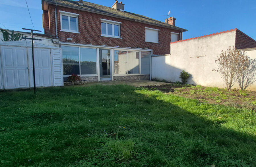 Maison 3 chambres jardin garage