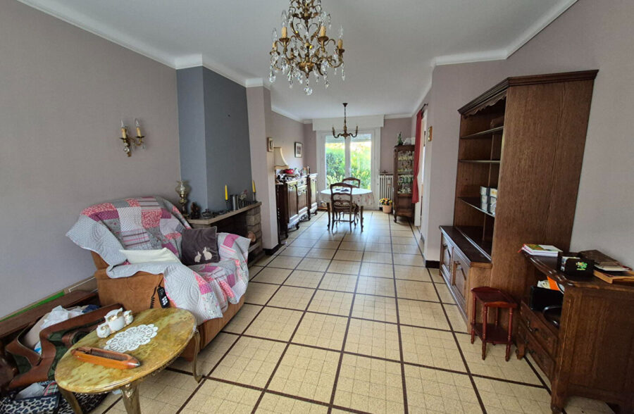 Croix, maison semi-individuelle, 4 chambres, jardin et garage