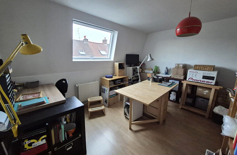 Croix, maison 100m², 3 chambres + bureau, Terrasse sud