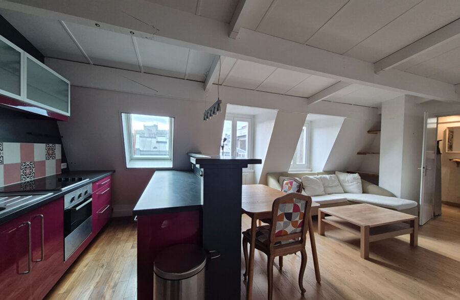 VIEUX LILLE – Appartement 3 pièces 63 m² au sol (55m² CARREZ)