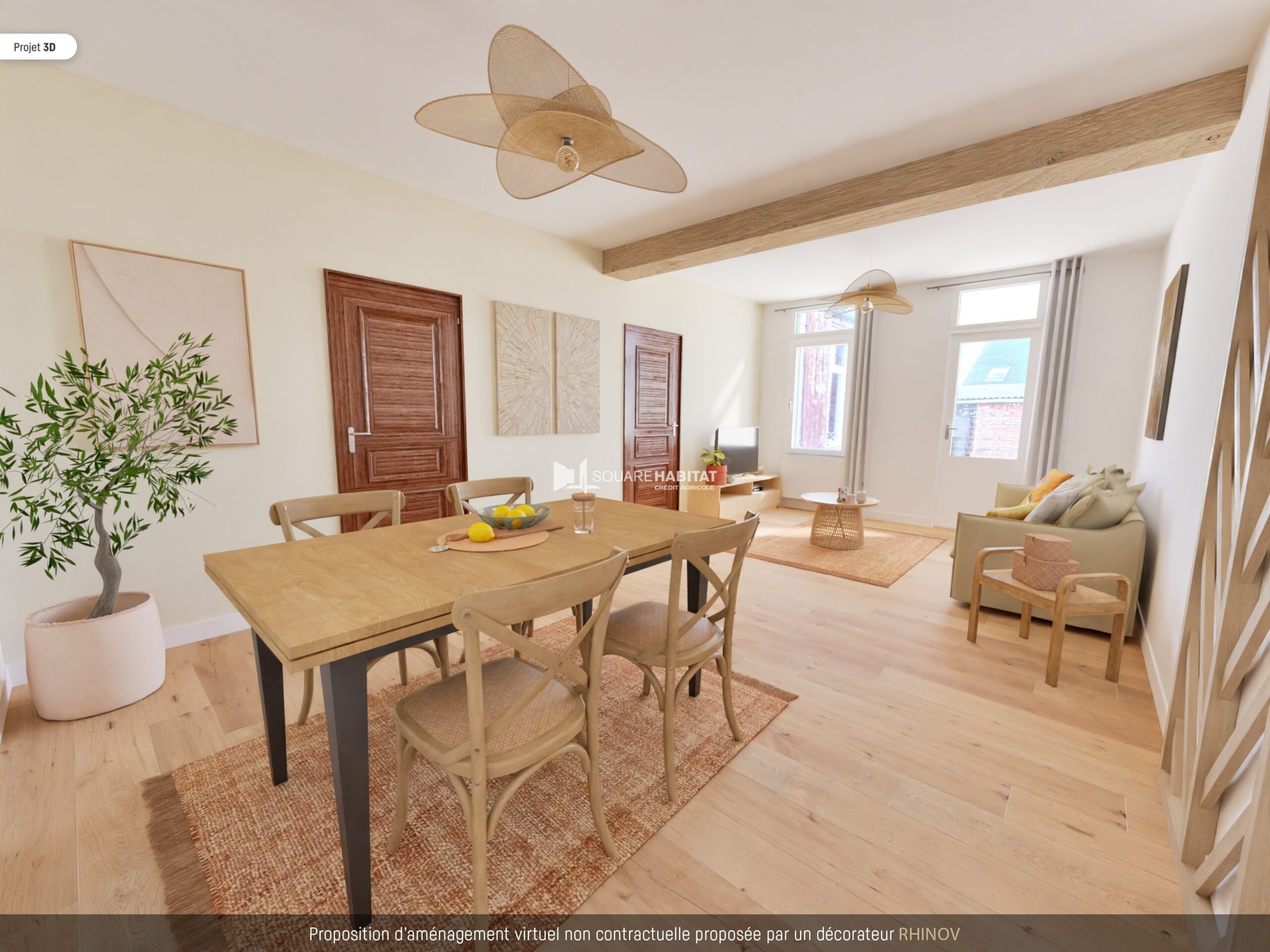 SAINT-MARTIN LEZ TATHINGHEM maison mitoyenne