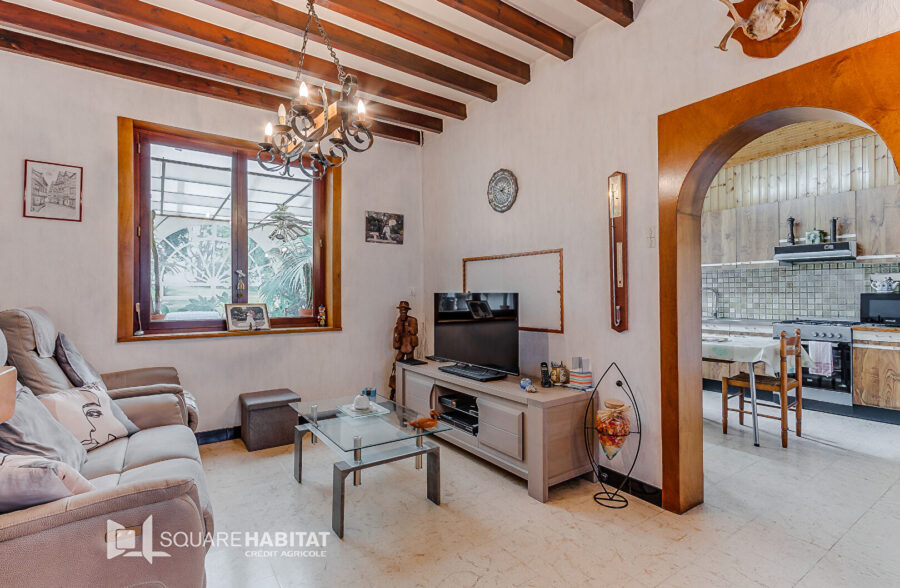 Maison centre-ville : 3 chambres + jardin