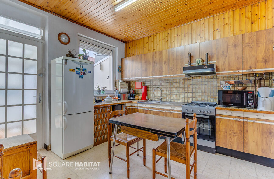 Maison centre-ville : 3 chambres + jardin