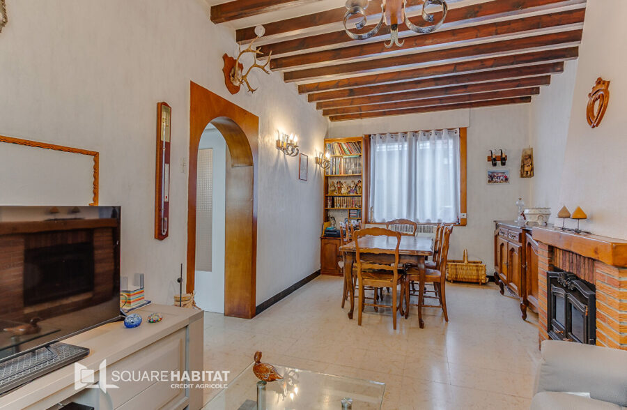 Maison centre-ville : 3 chambres + jardin