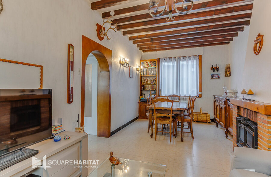 Maison centre-ville : 3 chambres + jardin