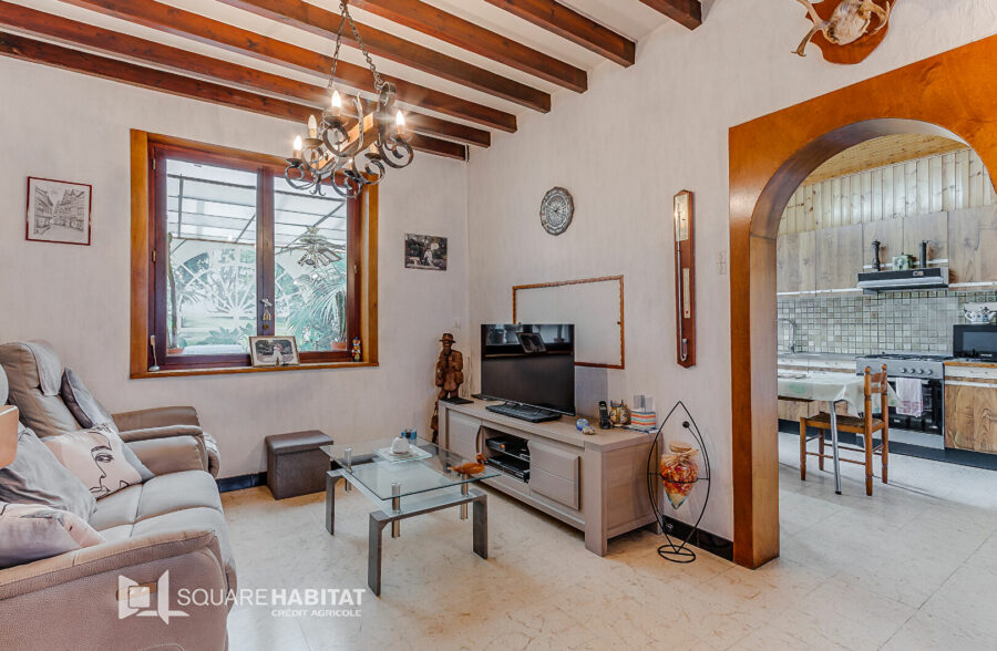 Maison centre-ville : 3 chambres + jardin