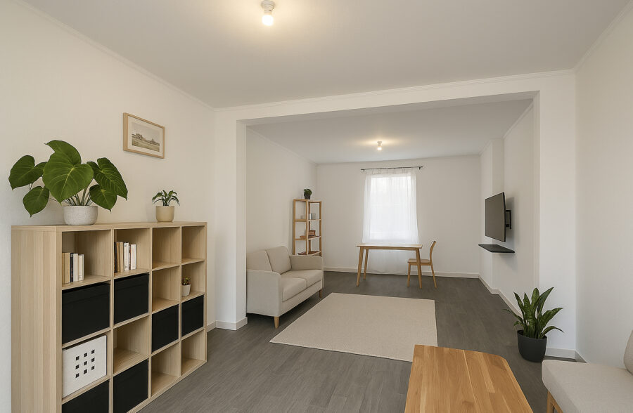 Maison de ville 3 chambres + jardin