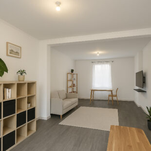 Maison de ville 3 chambres + jardin