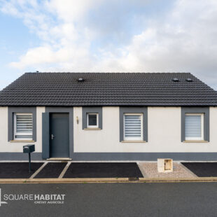 Maison individuelle de plain-pied – 4 chambres