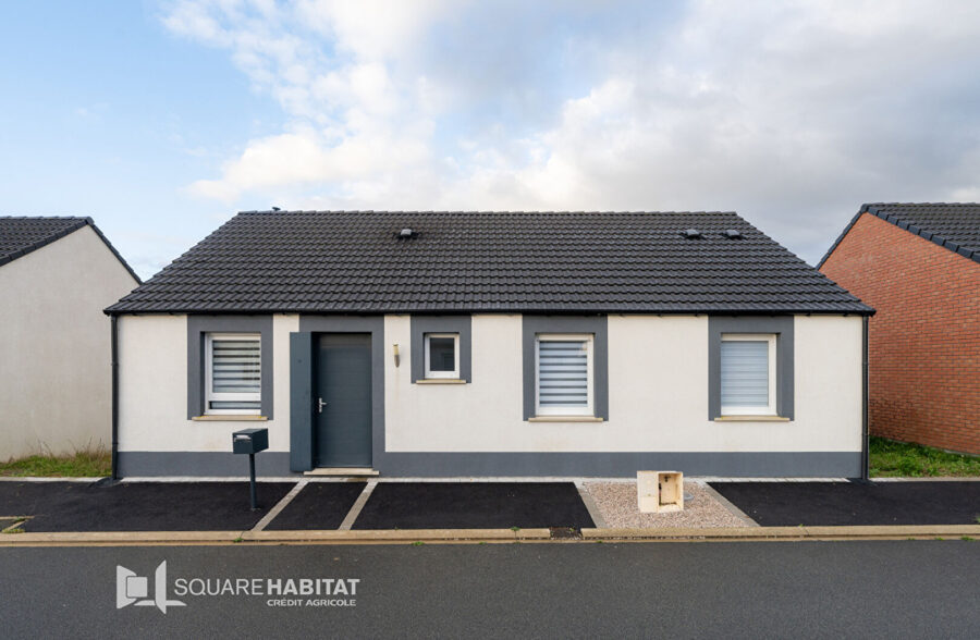 Maison individuelle de plain-pied – 4 chambres