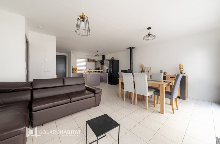 Maison individuelle de plain-pied – 4 chambres