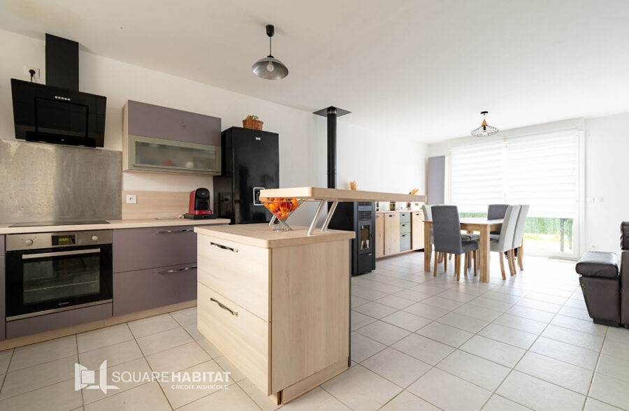 Maison individuelle de plain-pied – 4 chambres