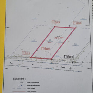 Terrain Marcoing 1013 m2