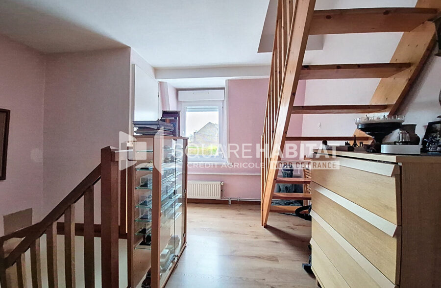 Maison avec jardin 3 chambres, garage 2 voitures + 2 places de parking privatives