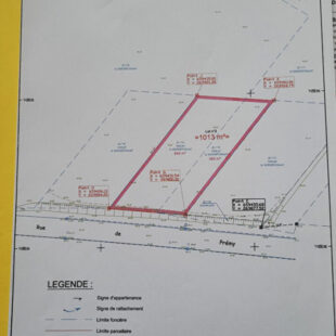Terrain Marcoing 1013 m2