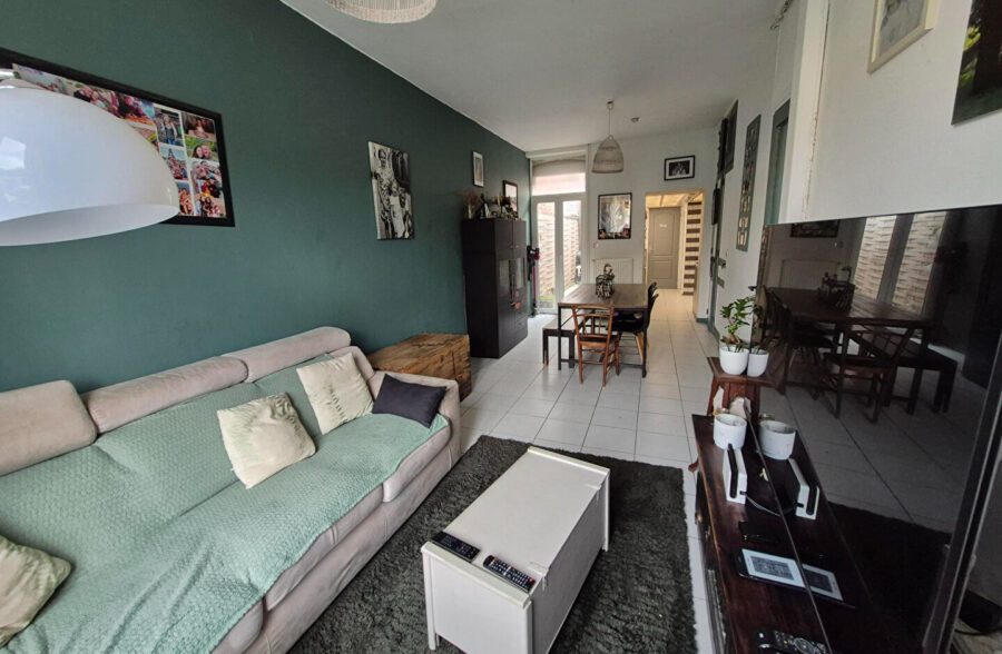 Croix, maison 85 m², 3 chambres + cour