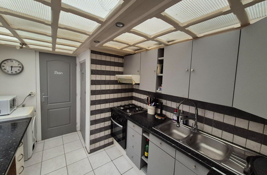 Croix, maison 85 m², 3 chambres + cour