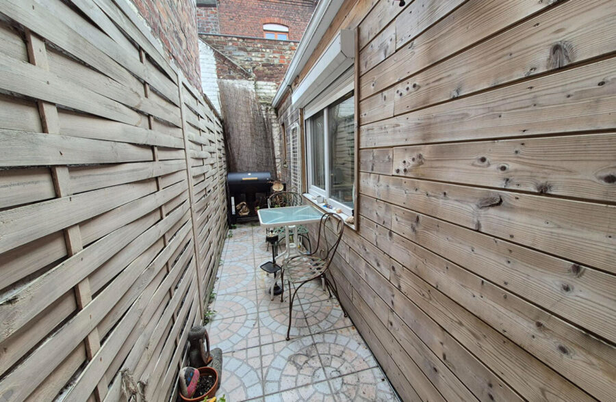 Croix, maison 85 m², 3 chambres + cour